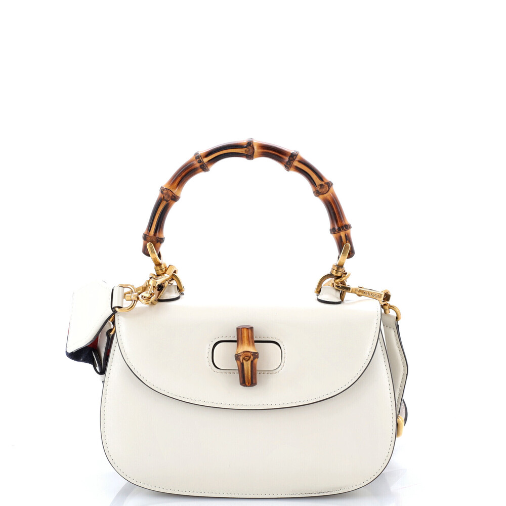 Gucci Small Bamboo 1947 Top Handle Bag Leather